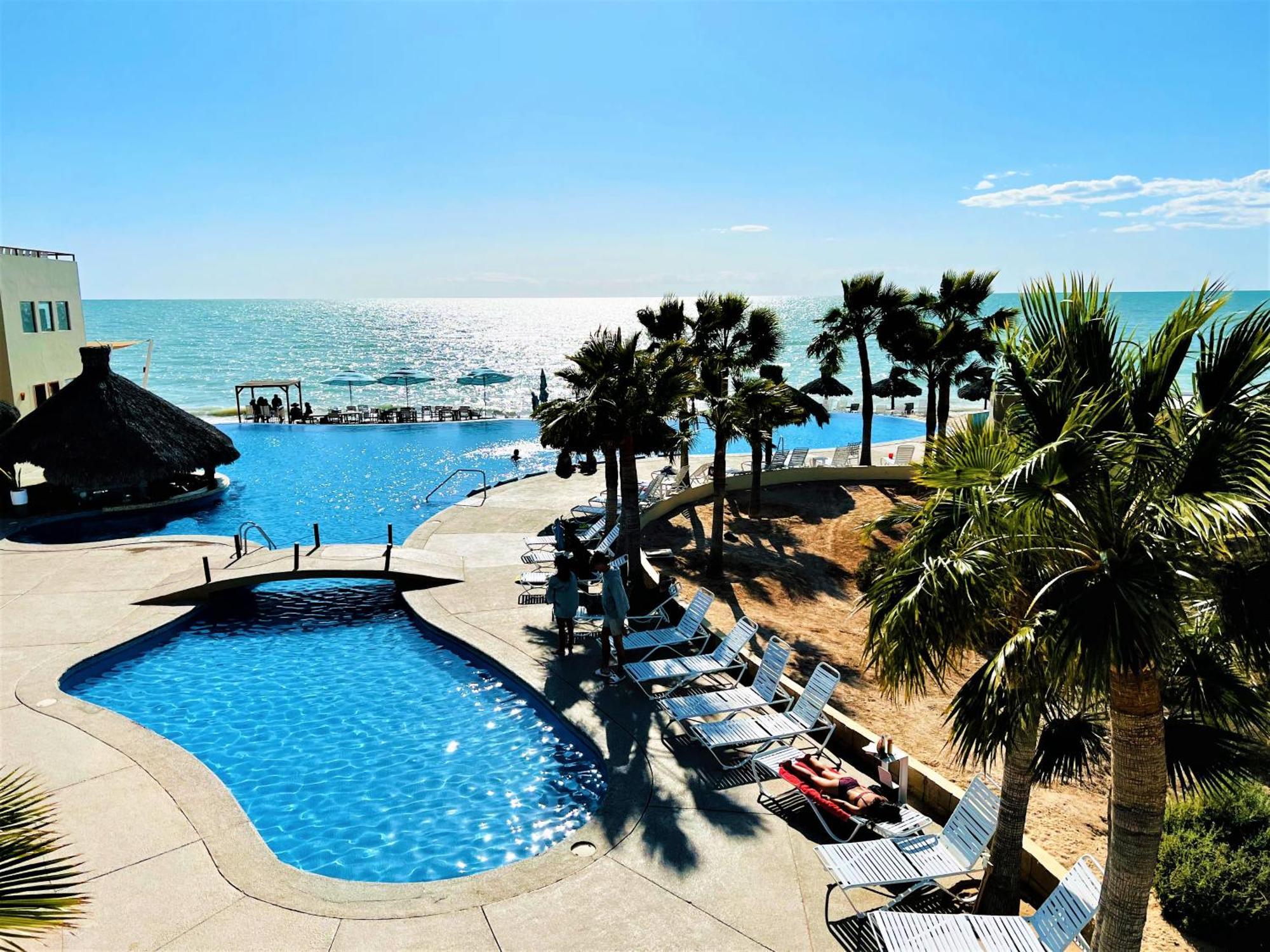 Rocky Point - Ocean Front - King - Suites - Sleeps12 - Gated - Pools Wi-Fi Bahia La Choya Dış mekan fotoğraf